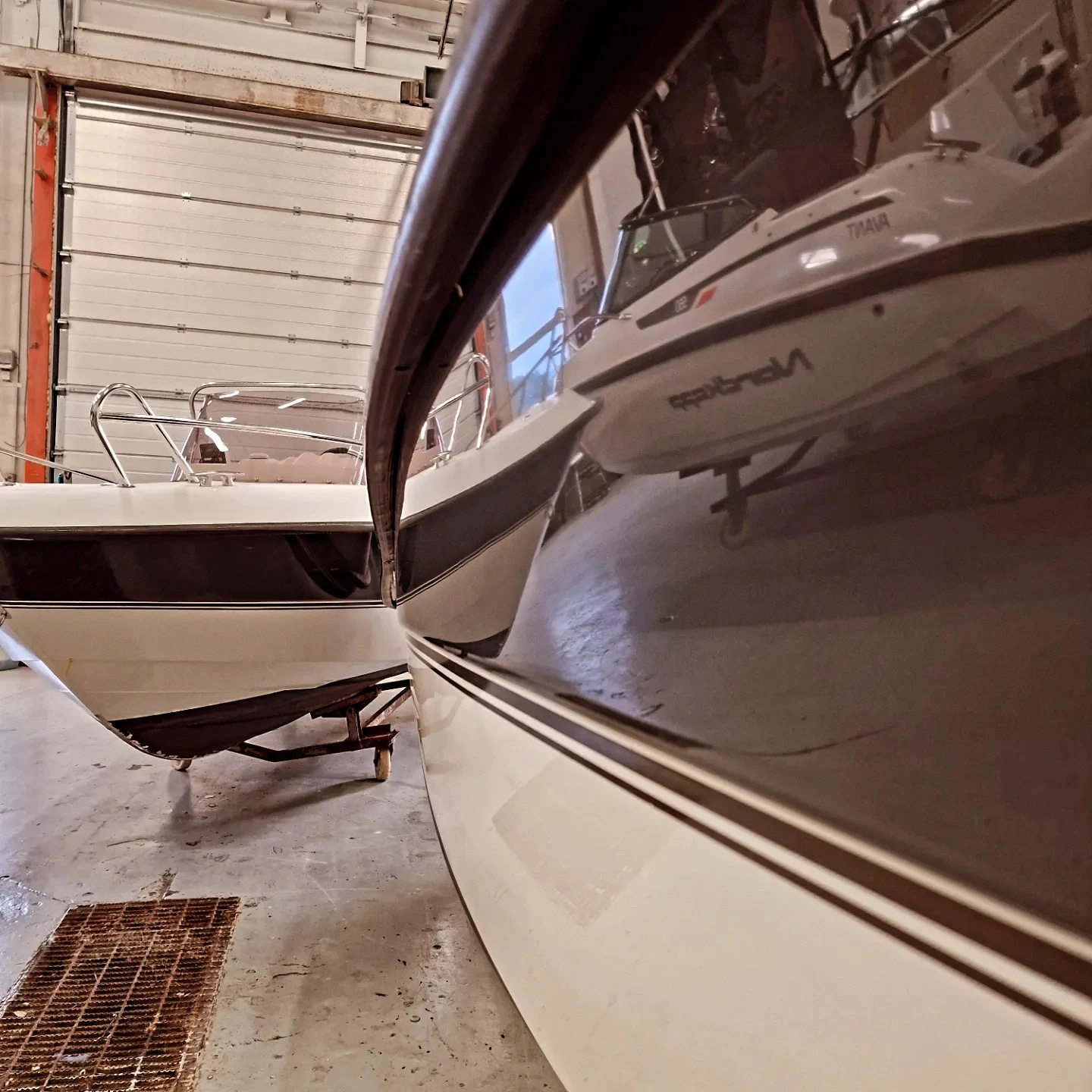 Polert gelcoat etter behandling